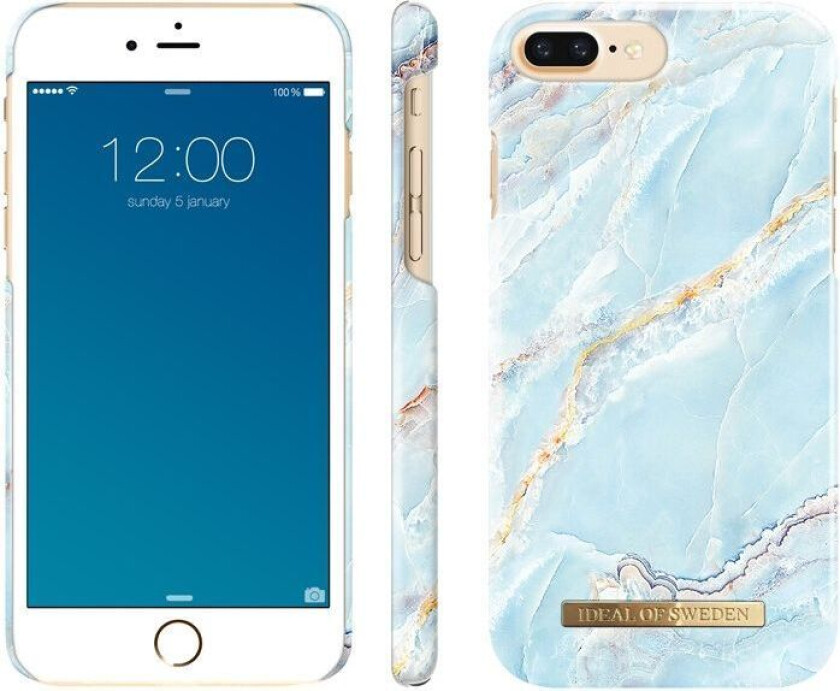 iDeal Of Sweden Fashion Marble (iPhone 8/7 Plus) - Turkos