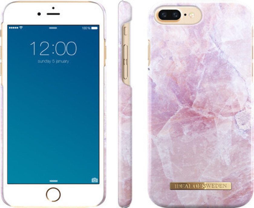 iDeal Of Sweden Fashion Marble (iPhone 8/7 Plus) - Rosa