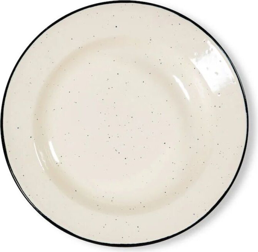 Doris emaljetallerken Ø 20 cm Beige