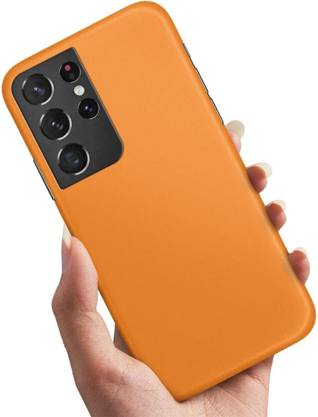 Samsung Galaxy S21 Ultra - Deksel/Mobildeksel Oransje