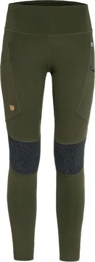 Women's Abisko Trekking Tights HD XL, Deep Forest