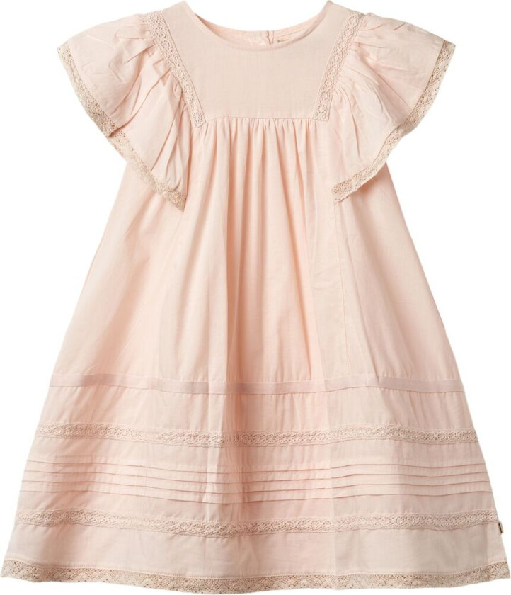 Minna Pinafore-kjole Powder | Rosa | 110 cm