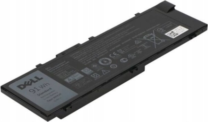 Primary Battery - Batteri Til Bærbar Pc - Litiumion - 6-Cellers - 72 Wh - For Precision 7510, 7710