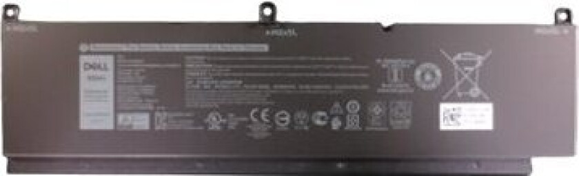 Primary - Batteri Til Bærbar Pc - Litiumion - 6-Cellers - 65 Wh - For Precision 7550, 7560, 7750, 7760