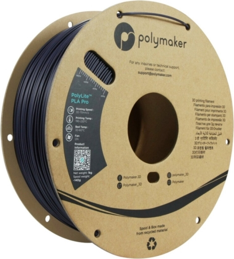Filament Polymaker Polylite Pla Pro 1,75Mm 1Kg - Dark Purple}