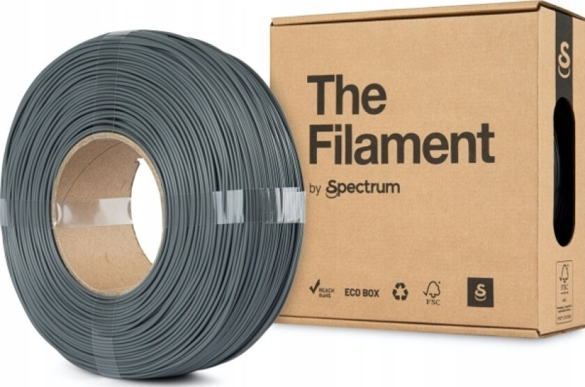 Filament Spectrum Refill Pla 1.75Mm 1Kg - Bazalto Pilka