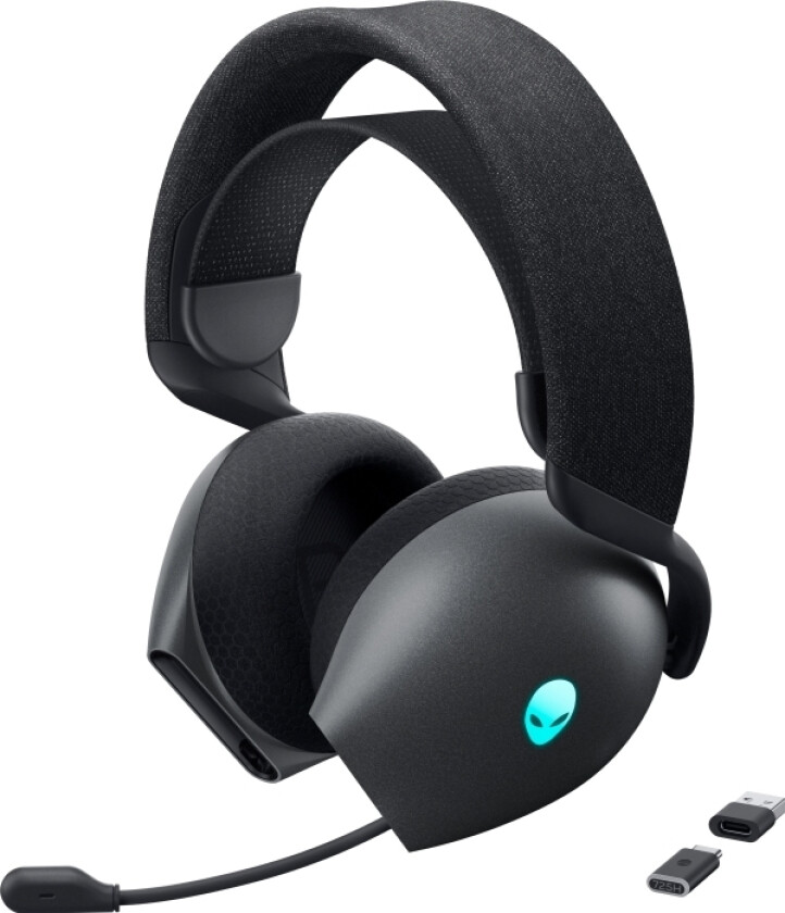 Aw725h Headset Wired &Amp Wireless Head-Band Gaming Usb Type-C Bluetooth Black