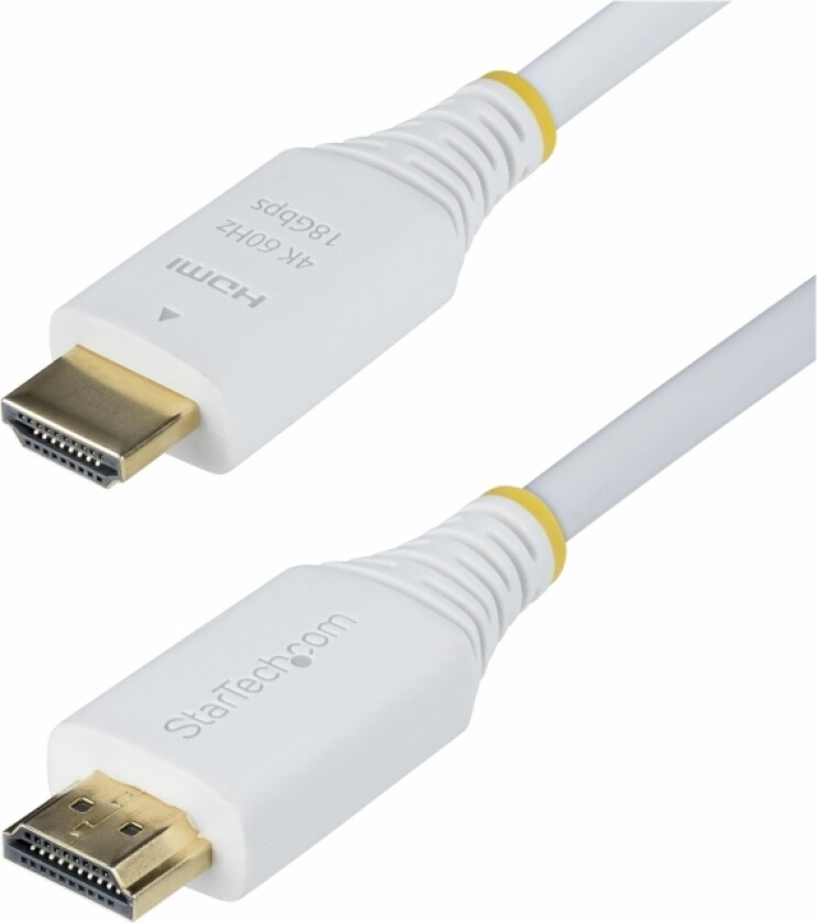 Startech.Com 6Ft (1.8M) Premium Certified High Speed Hdmi Cable, 4K60hz - Premium High Speed - Hdmi-Kabel Med Ethernet - Hdmi Hann Til Hdmi Hann - 1.