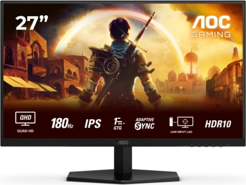Aoc G4 Q27g42xe, 68,6 Cm (27"), 2560 X 1440 Piksler, Quad Hd, 1 Ms, Sort, Rød