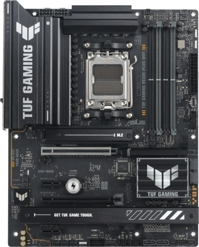 Asus Tuf Gaming B650e-Plus Wifi, Amd, Socket Am5, Amd Ryzen 7000-Serien, Amd Ryzen 8000-Serien, Amd Ryzen 9000-Serien, Socket Am5, Ddr5-Sdram, 256 Gb