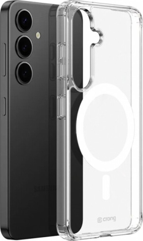 Crystal Shield Magnetic - Samsung Galaxy S25 Magsafe-Deksel (Gjennomsiktig)