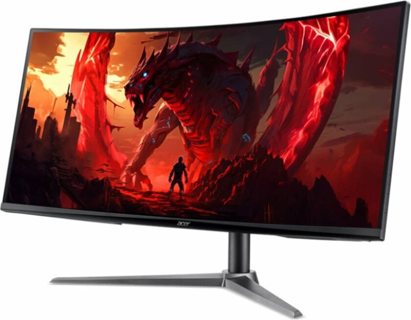 Nitro Ed340cu S3bmiipx - Ed0 Series - Led-Skjerm - Gaming - Kurvet - 34" - 3440 X 1440 Uwqhd @ 180 Hz - Va - 250 Cd/M² - 4000:1 - Hdr10 - 1 Ms