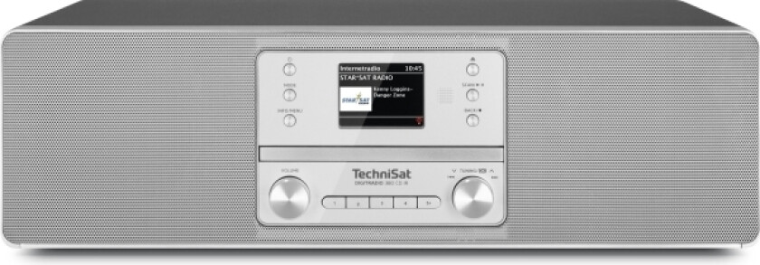 Technisat Digitradio 380 Cd Ir, Internett, Digitalt, Dab+, Fm, 87,5 - 108 Mhz, 174 - 240 Mhz, Pll