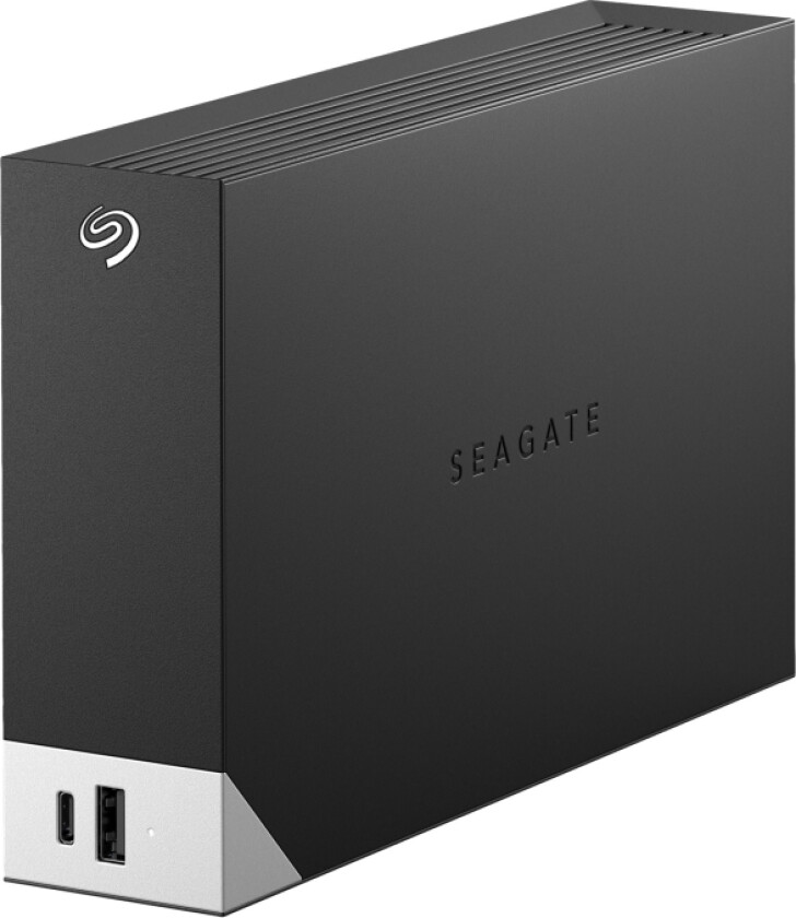 One Touch With Hub Stlc4000400 - Harddisk - 4 Tb - Ekstern (Stasjonær) - Usb 3.0 - Svart - Med Rescue Data Recovery
