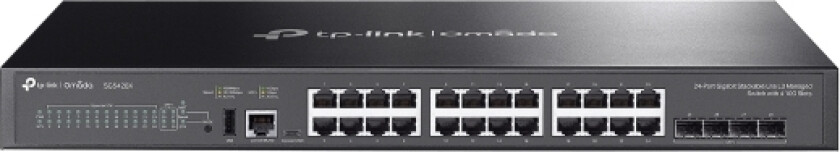 Tp-Link Omada Sg5428x(Un), Håndtert, L3, Gigabit Ethernet (10/100/1000), Rack-Montering