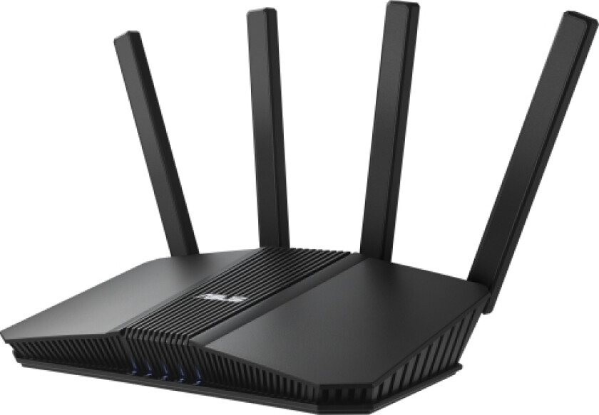 Asus Rt-Be82u Be6500, Wi-Fi 7 (802.11Be), Dobbelbånd (2.4 Ghz / 5 Ghz), Ethernet/Bredbåndsforbindelse, Sort, Frittstående Router