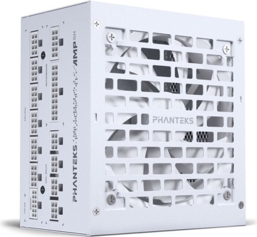 Amp Gh 1200W 80 Plus Platinum Strømforsyning, Pcie 5.1, Atx 3.1 - 1200 Watt, Hvit