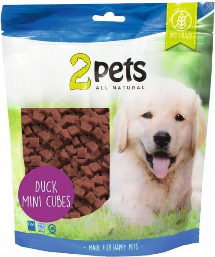 Cubes Hundegodteri med Hjort (400 g)
