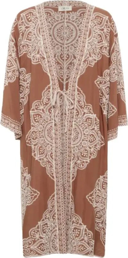Dame, Bluser & Skjorter, Beige, ONE SIZE