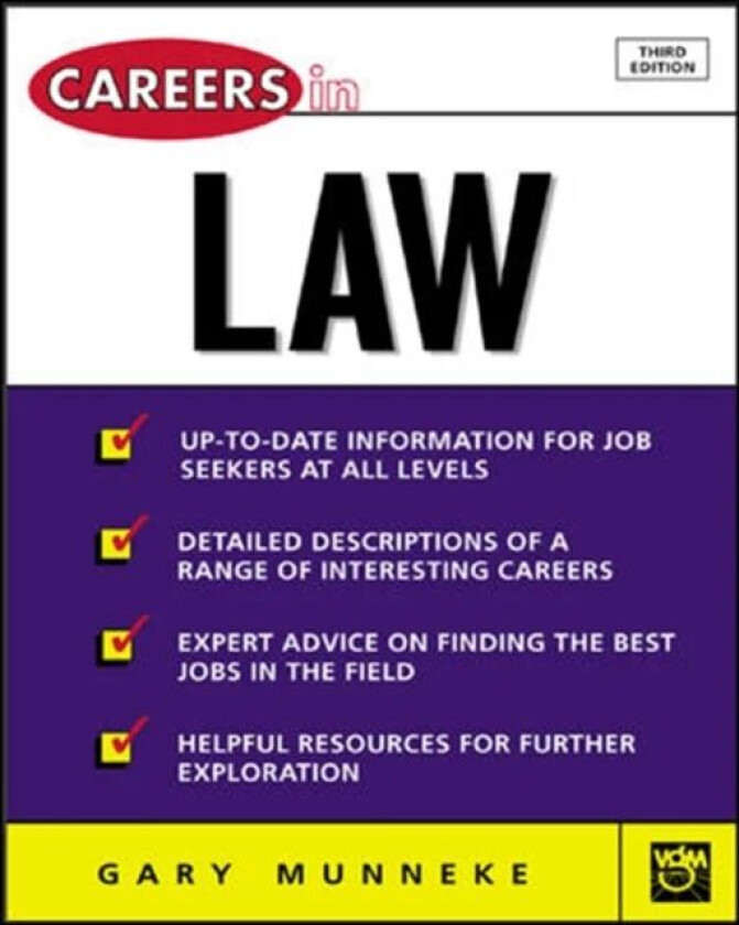 Careers in Law av Gary A. Munneke