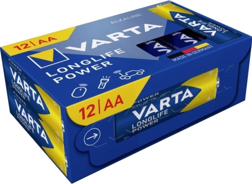 Longlife Power Aa Cube Pack12 Aa-Batteri Alkali-Mangan 1.5 V 12 Stk
