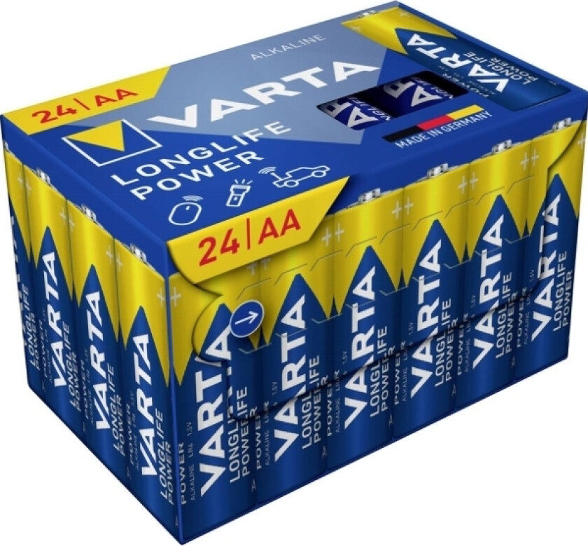 Longlife Power Aa Cube Pack24 Aa-Batteri Alkali-Mangan 1.5 V 24 Stk