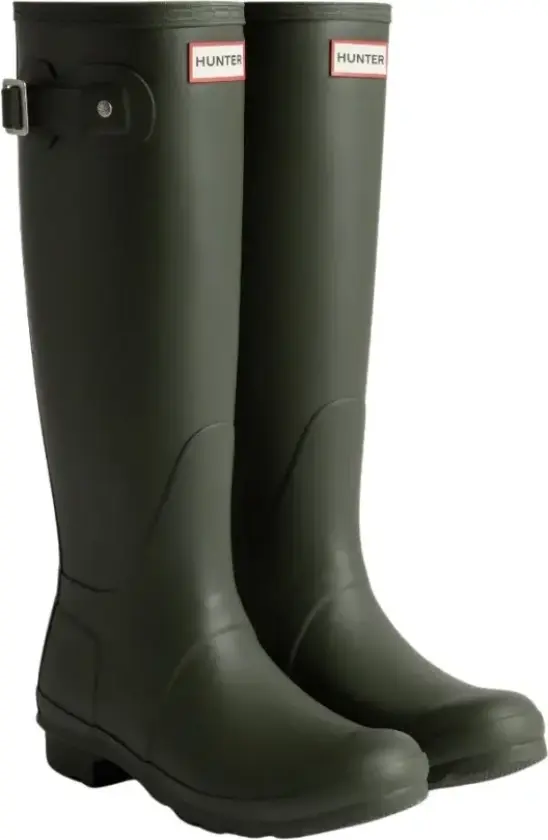 Hunter Original Tall Wellington Boots Dame Green 42