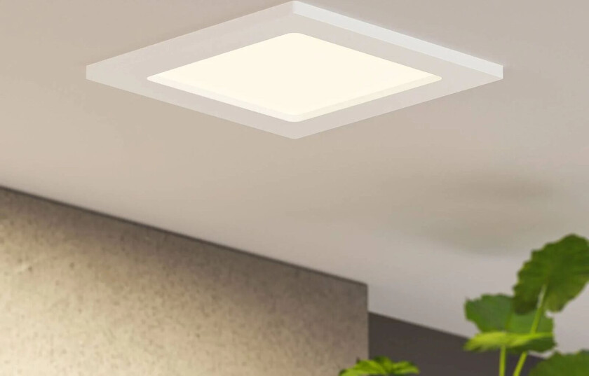 Prios Helina LED-downlight, hvit, 11,5 cm