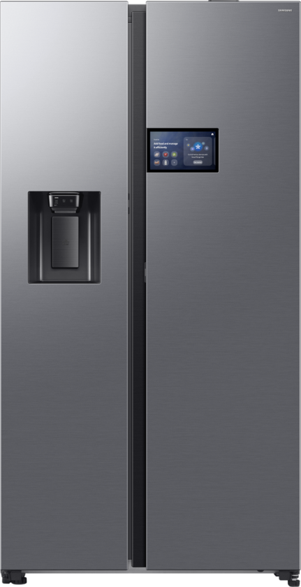 Bespoke Kjøl- og fryserskap Side by Side Series LCD 90 AI Home, Silver