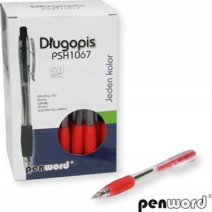 Teka Rød Kulepenn (50 Stk)