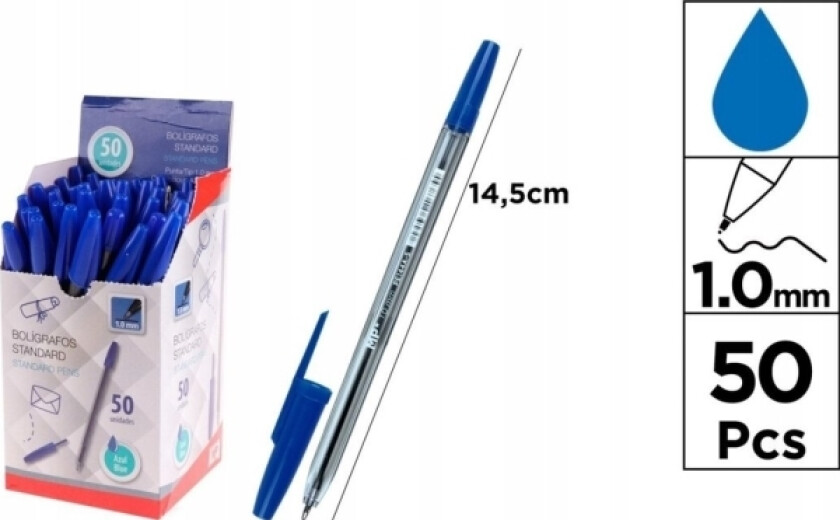 Teka Blue Kulepenn (50 Stk)