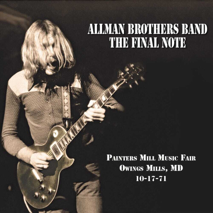 The Allman Brothers Band Final Note CD