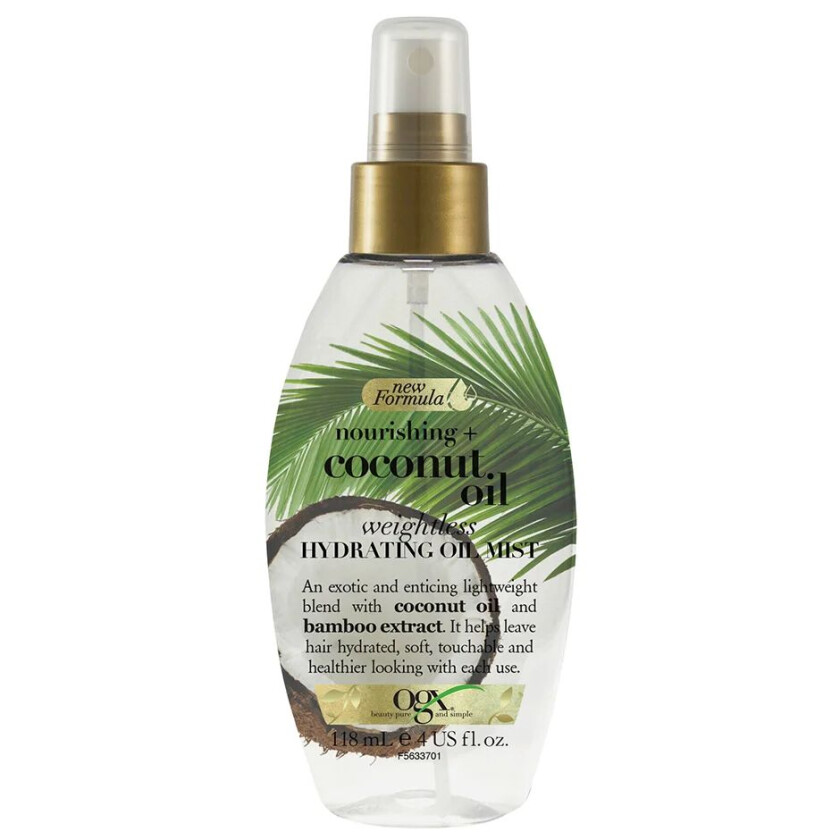 Coconut Milk Oil Mist, 118 ml  Hårolje