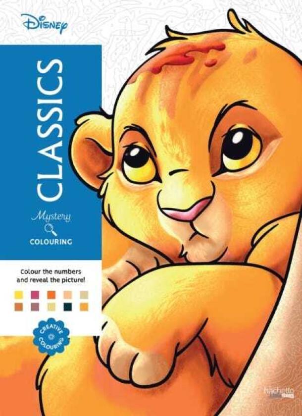 Mystery Colouring Classics Reveal iconic Disney characters with colour by number