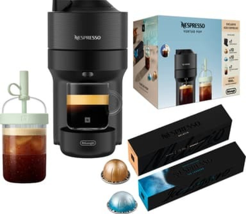 Vertuo Pop kapselmaskin fra DeLonghi ENV90.B (sort)