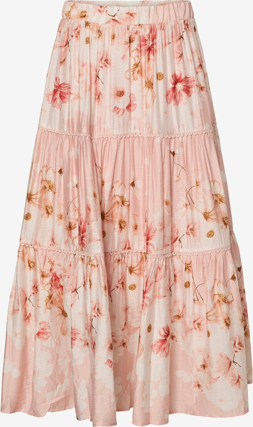 Maxi skjørt yasBilla HW Ankle Skirt S. - Show - Rosa