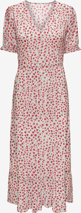 Maxikjole carChianti S/S Long Dress Wvn - Hvit