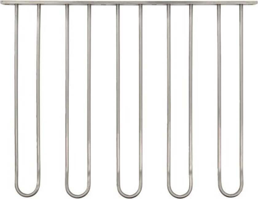 Stilio glass rack 40x30 cm antikk sølvfinish