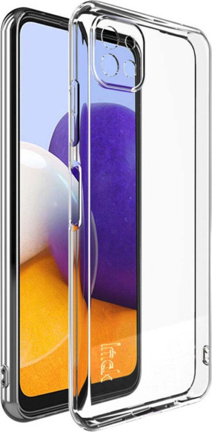 Samsung Galaxy A22 (5G) Fleksibelt Plast Bak Deksel - Gjennomsiktig