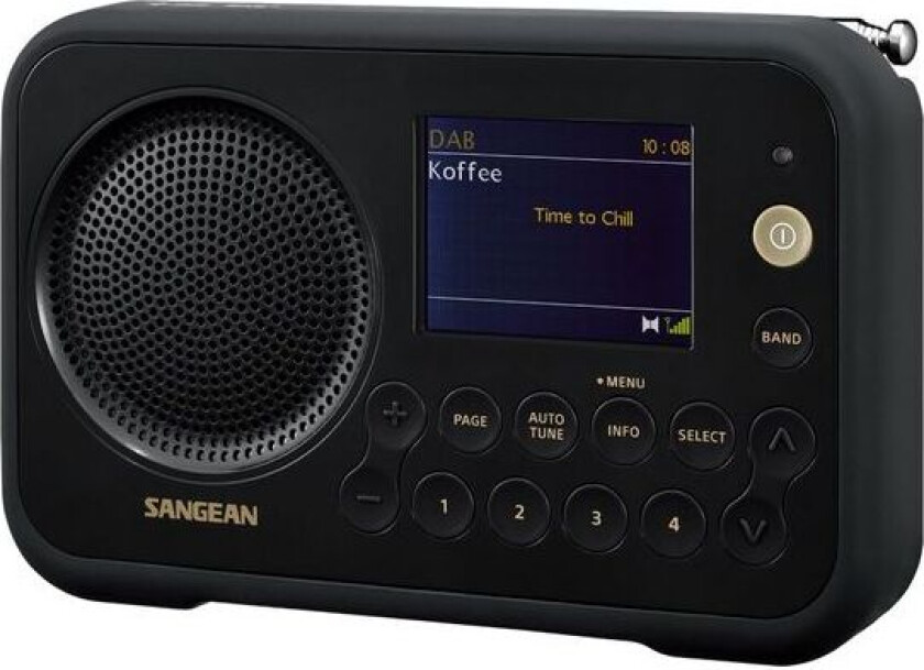 Beha Sangean Dab Radio dpr76 Svart Traveller 760 340077b