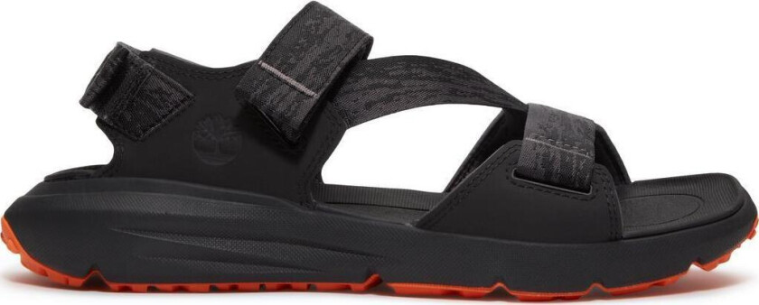 Men's Backstrap Sandal Black Webbing