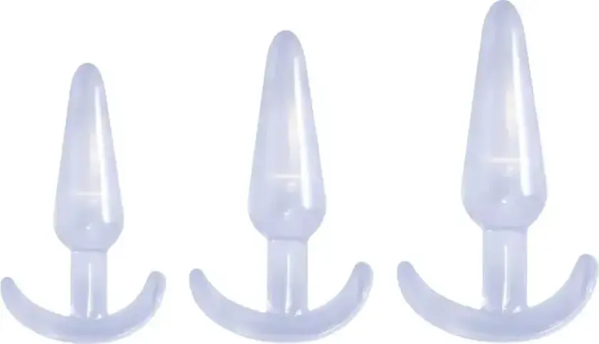 Triple Tapered Plug Set Clear