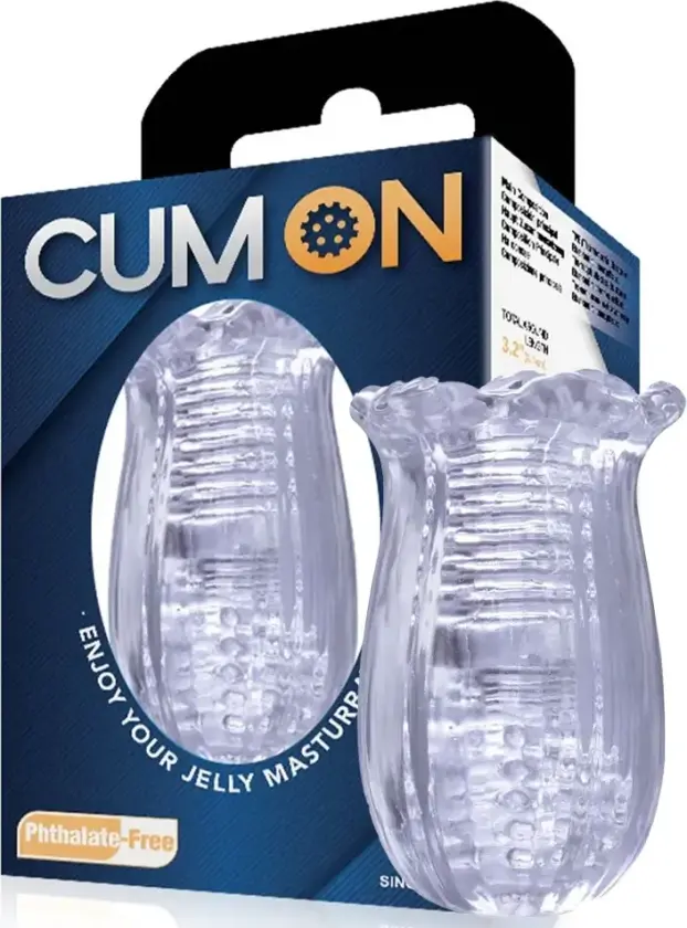 Cum On Mini Stroker Tulip Clear
