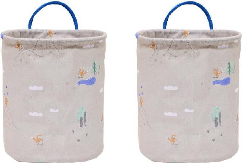 Foxy Oppbevaringskurver Small 2-Pakk - Kurver - Polyester,Bomull,Polyamid