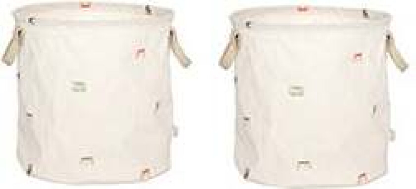 Moira Oppbevaringskurver Medium 2-Pakk - Kurver - Polyester,Bomull,Polyamid