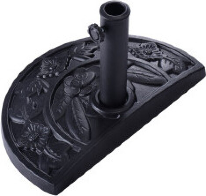 Parasollstativ markedsparaplystativ parasollfot balkong paraplystativ halvrundt