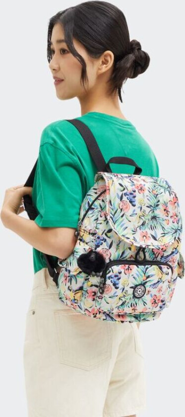 City Pack S liten ryggsekk Cocktail Floral