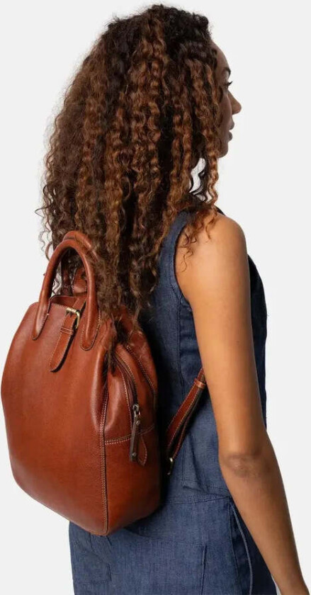 Re:Designed by dixie Jeane Ryggsekk i skinn - Cognac