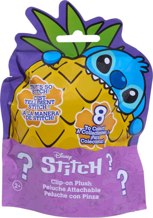 Stitch - Movie Clip-on Plush 9 cm Asst. CDU - (302-11367)