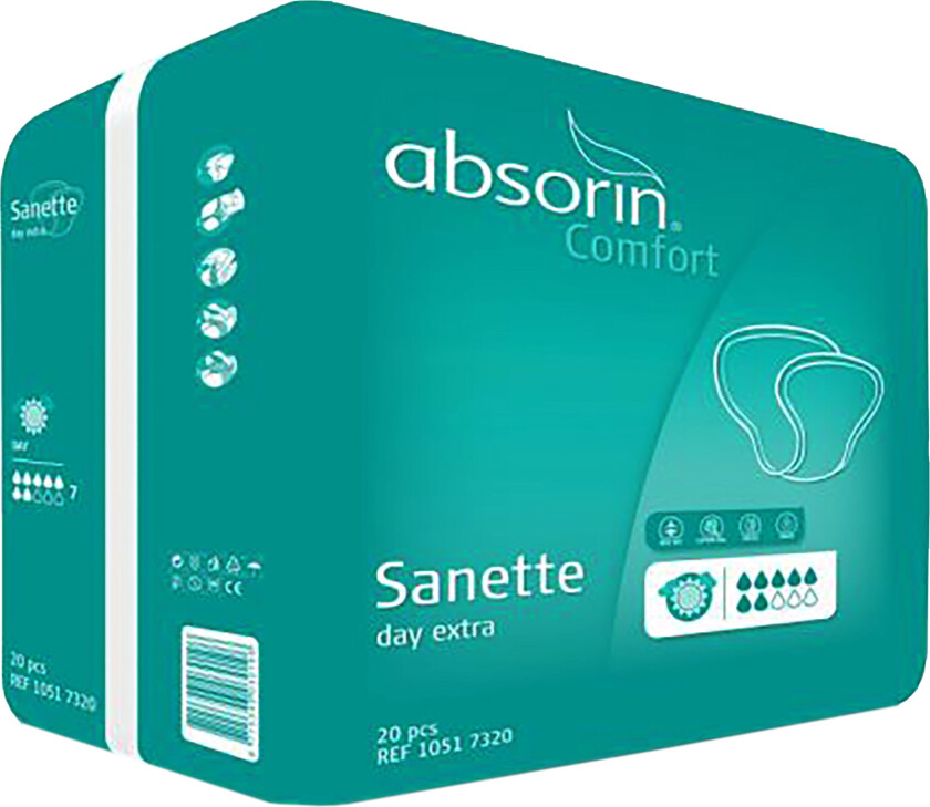 Comfort Sanette Day extra, 20 stk